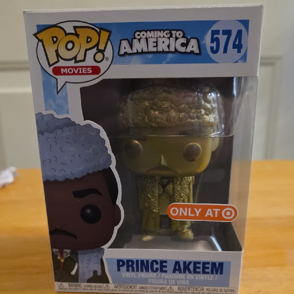 Funko Pop Prince Akeem in Gold Outfit
